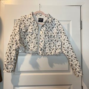 Kittenish Bandana Jean Jacket